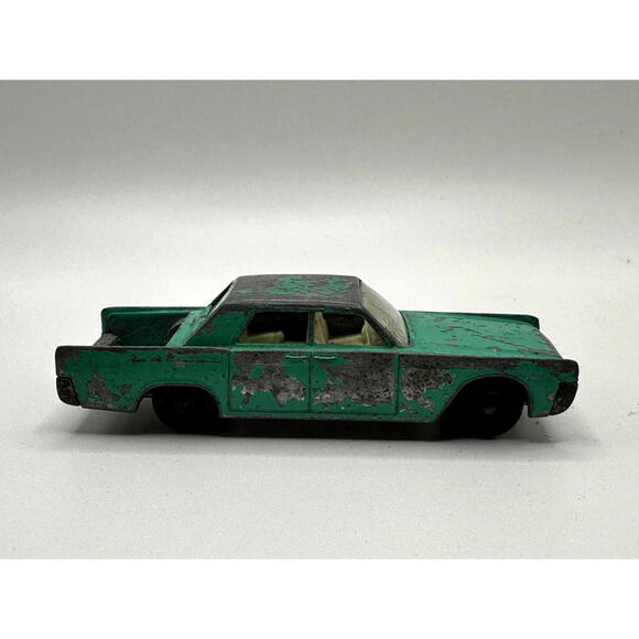 Matchbox Other - Vintage 1960 Matchbox Toy Car No. 31 Lincoln Continental Teal England Hot Wheels